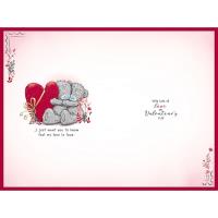 One I Love Verse Me to You Bear Valentine's Day Card Extra Image 1 Preview